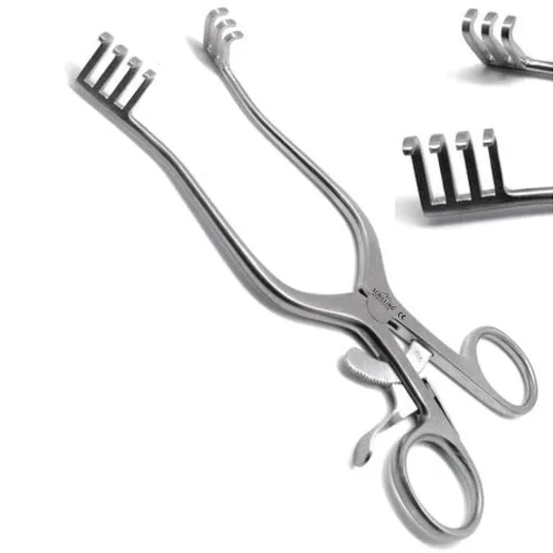 5Inch Mastroid Self Retaining Small Retrator - Color: Silver