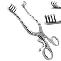 5inch Mastroid Self Retaining Small Retrator - Color: Silver