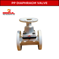 PP Diaphragm Flange End Valve