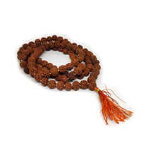 10mm Brown Rudraksha Beads Mala
