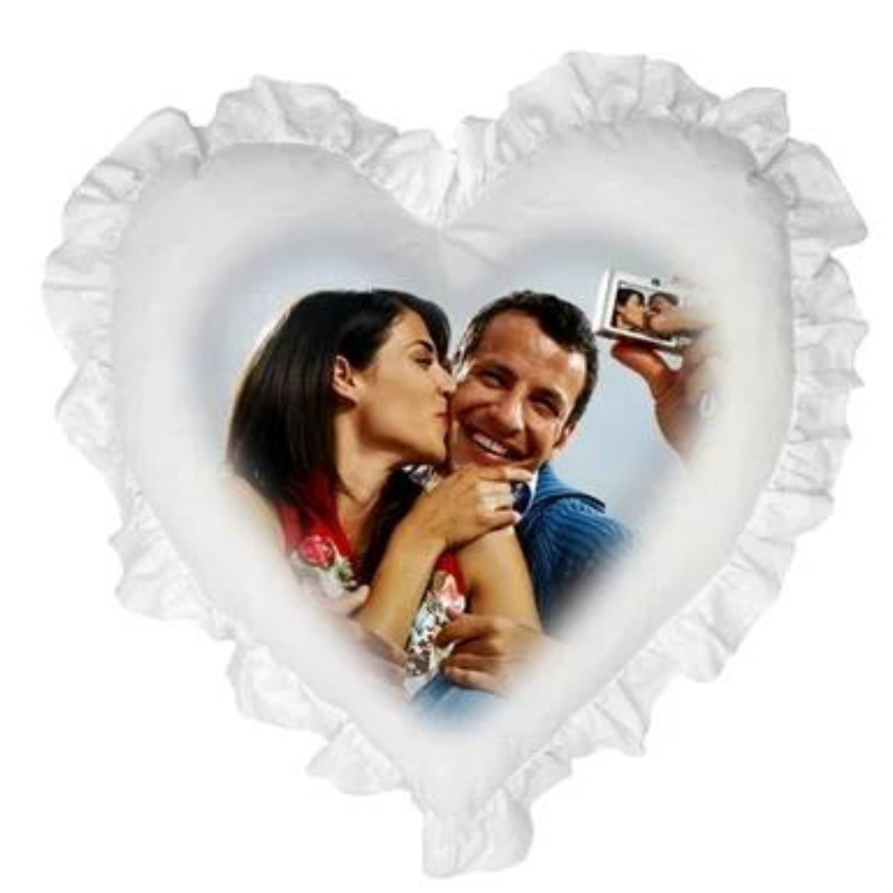 Sublimation Satin Cushion Heart Shape Sublimation Blank Cushions