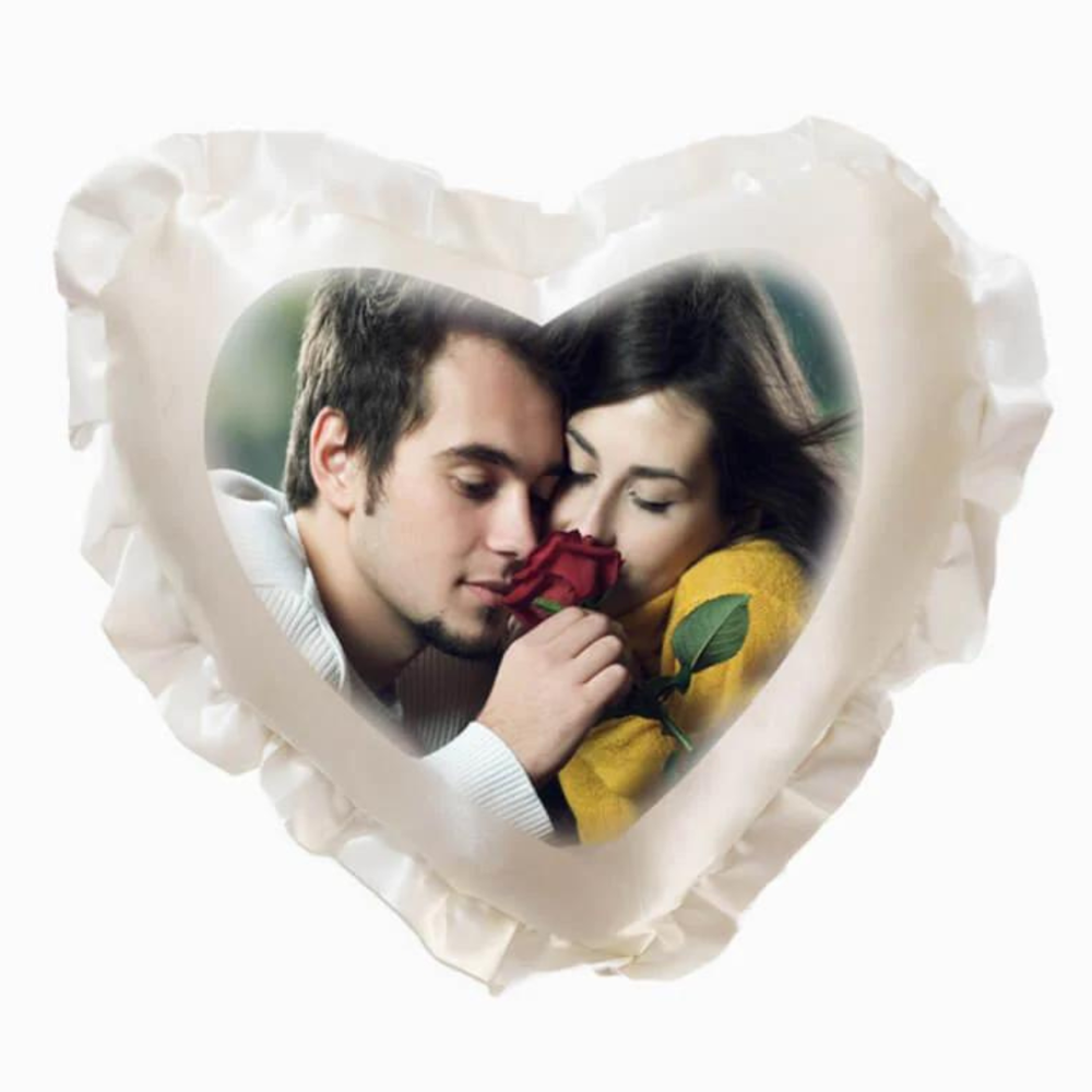 Sublimation Satin Cushion Heart Shape Sublimation Blank Cushions - Color: Multicolor