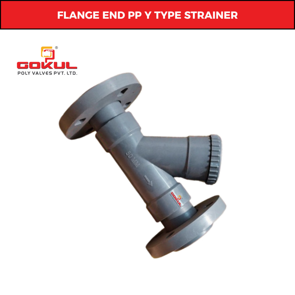 Pp Y Type Strainer - Color: Gray