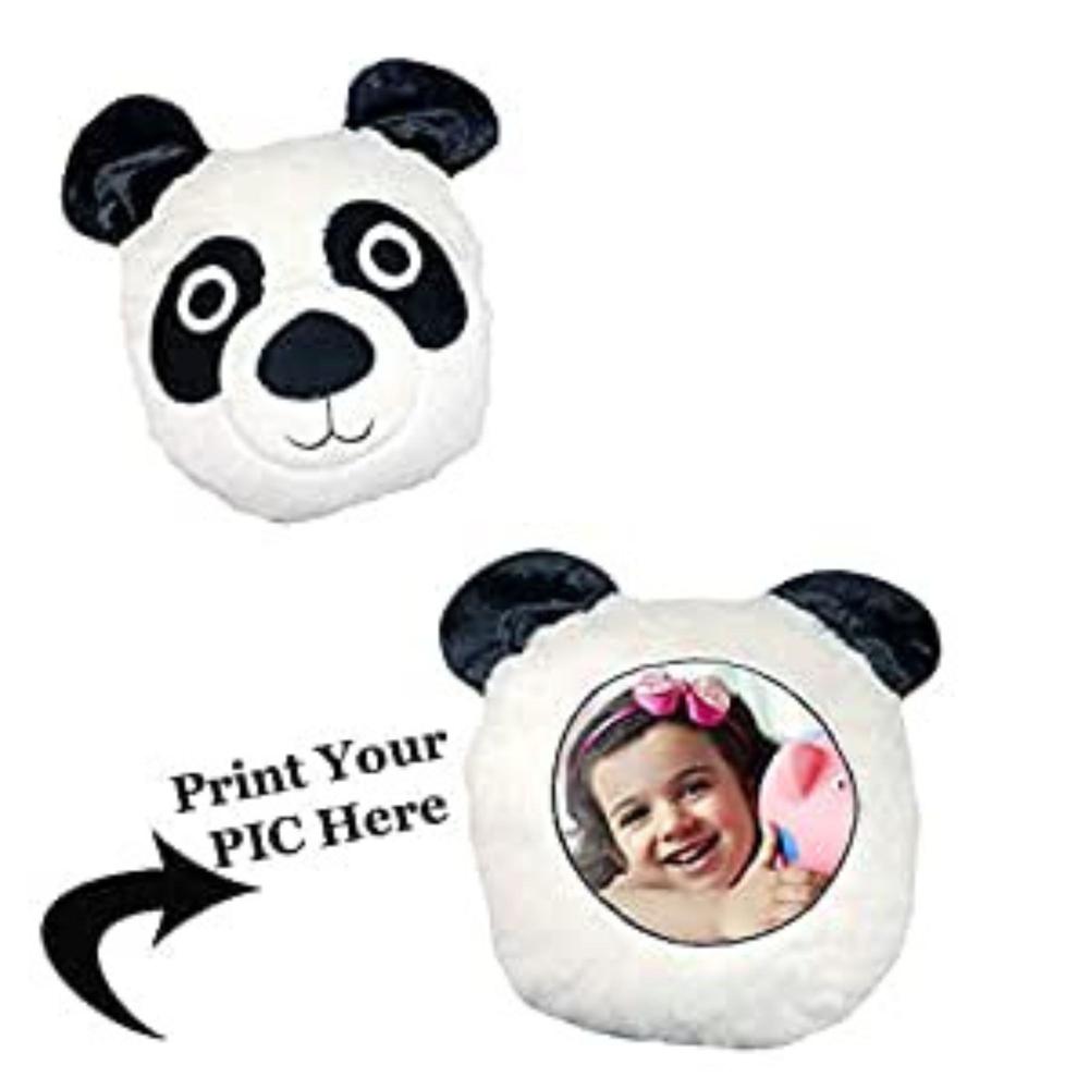 Sublimation Panda Cushion - Color: White