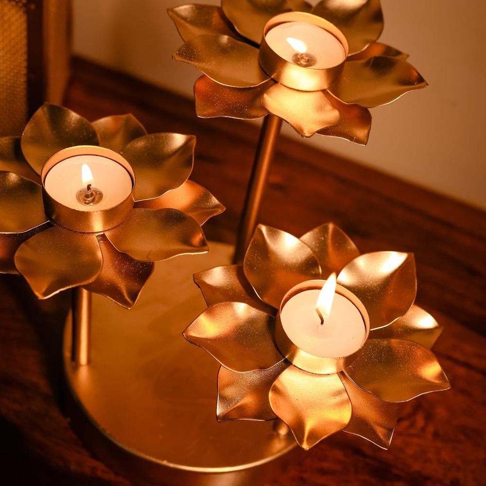 flower candle holder
