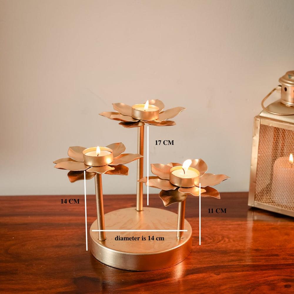 flower candle holder