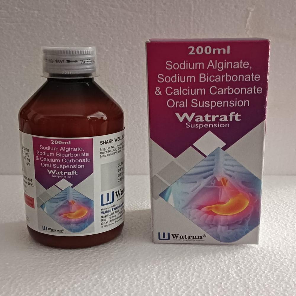 Sodium Alginate + Sodium Bicarbonate + Calcium Carbonate Suspension