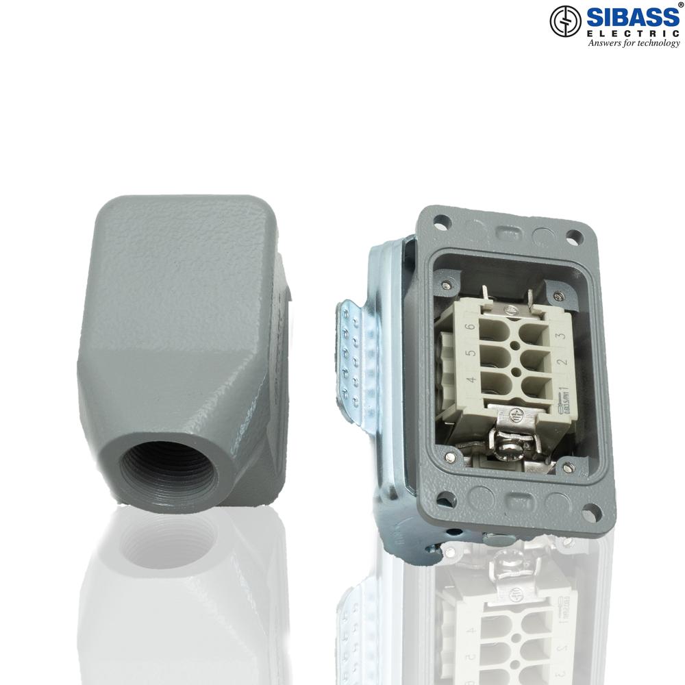 Hdc 6 Pin Side Entry Bottom Open Se-06-1 - Application: Industrial
