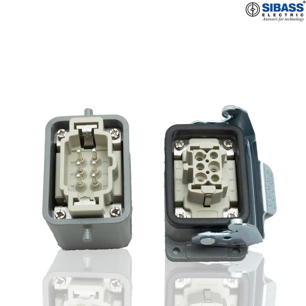Hdc 6 Pin Side Entry Bottom Open Se-06-1 - Application: Industrial