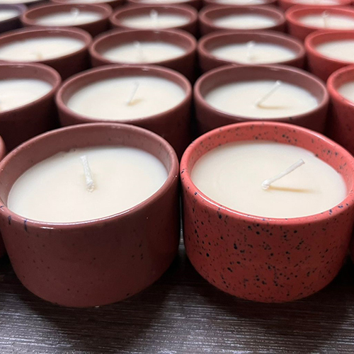Ceramic Jar Candles - Design Type: Decorative