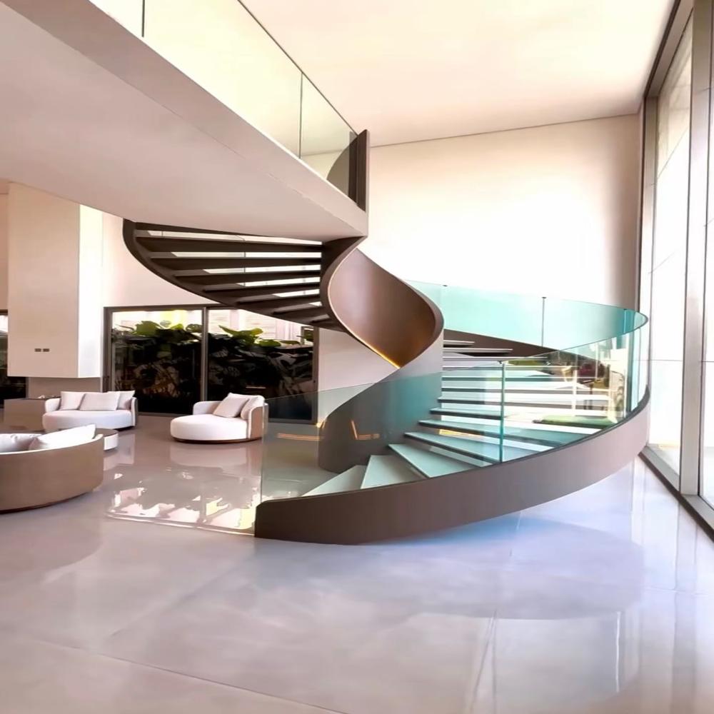Bend Glass Partition
