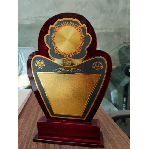 10 Inch Designer Wooden Trophy - Base Material: Wood