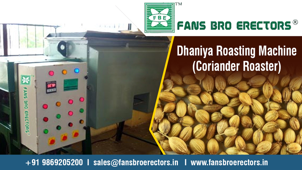 Coriander/Dhaniya Roasting Machine