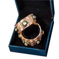 Uncut Diamonds And Kundan Polki Bangles