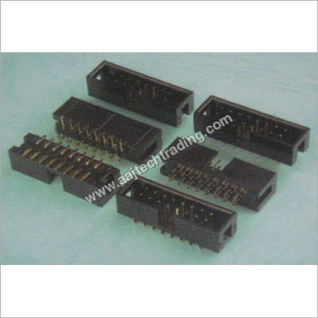Board to Board Connector - Plastic Material , Black Color , Gold Plated Contacts , 1A Current Rating , 50V Voltage Rating , -40°C to +85°C Operating Temperature , High Density , Excellent Conductivity