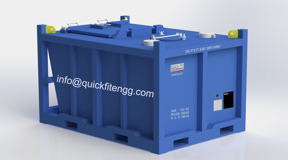 Offshore Drill Mud Cutting Skip - 7 T