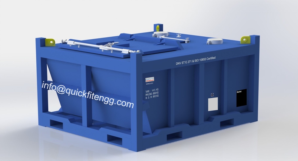 Offshore Drill Mud Cutting Skip - 10 T