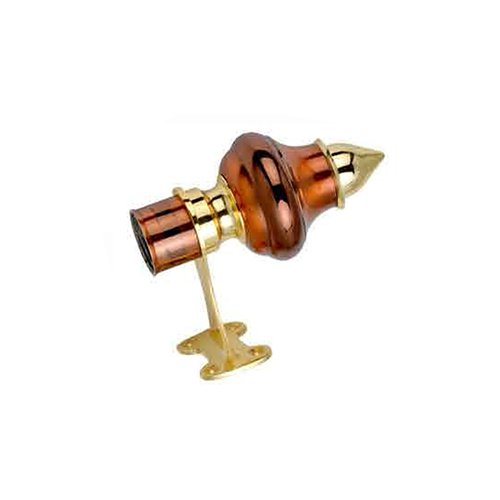 Kalash Brass Curtain Bracket - Color: As Per Requirement