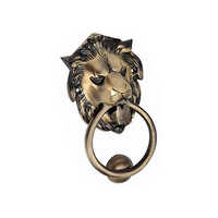 Lion Brass Door Knocker - Color: As Per Availability