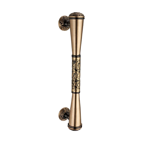 Nakshin Brass Pipe Handle - Application: Doors & Windows