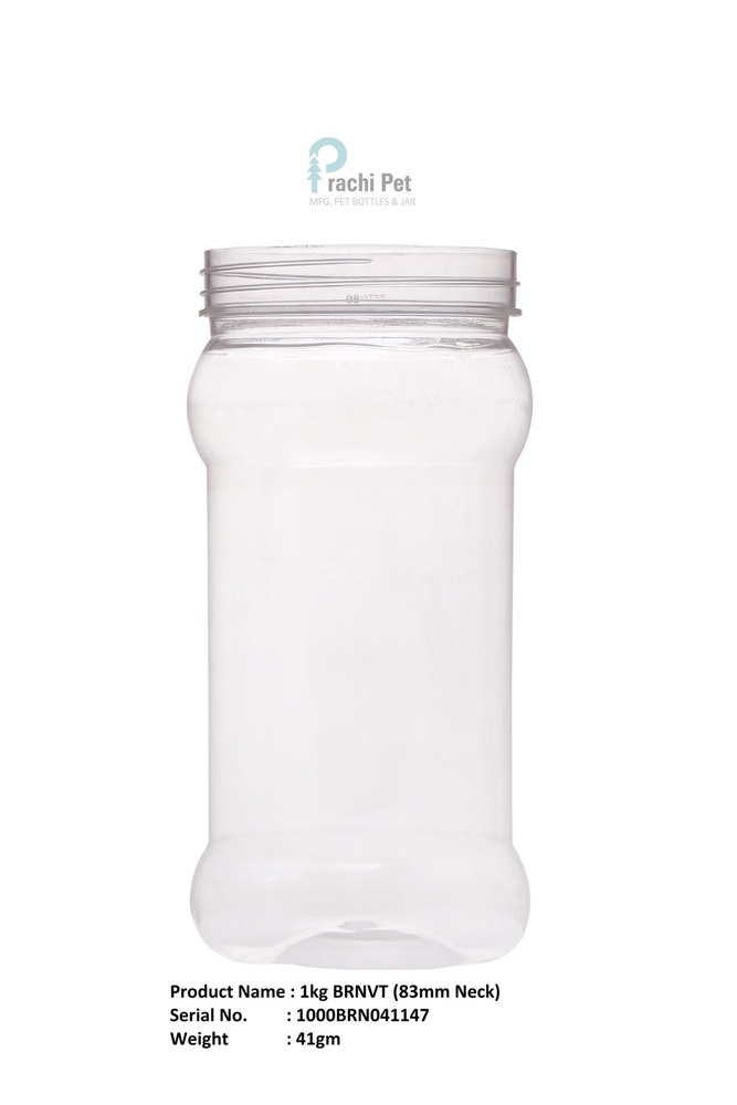 1kg Pickle Jar - Color: Transparent