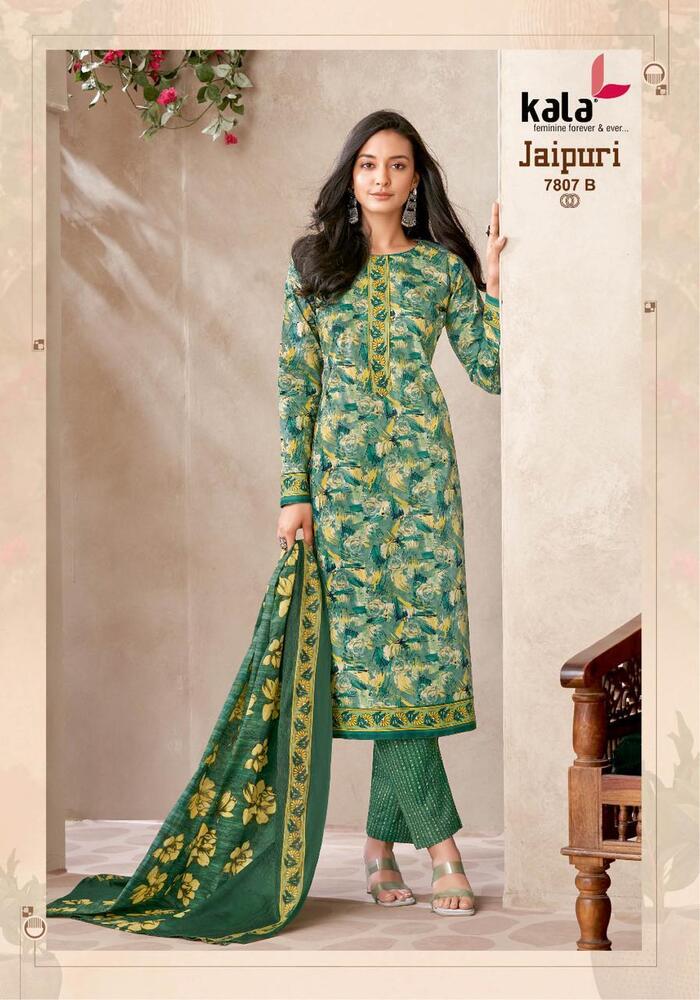 Kala Jaipuri Vol-8  Dress Material