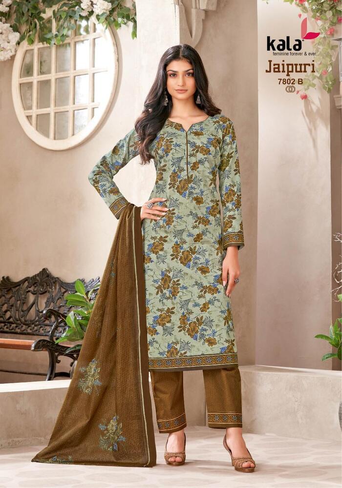 Kala Jaipuri Vol-8  Dress Material