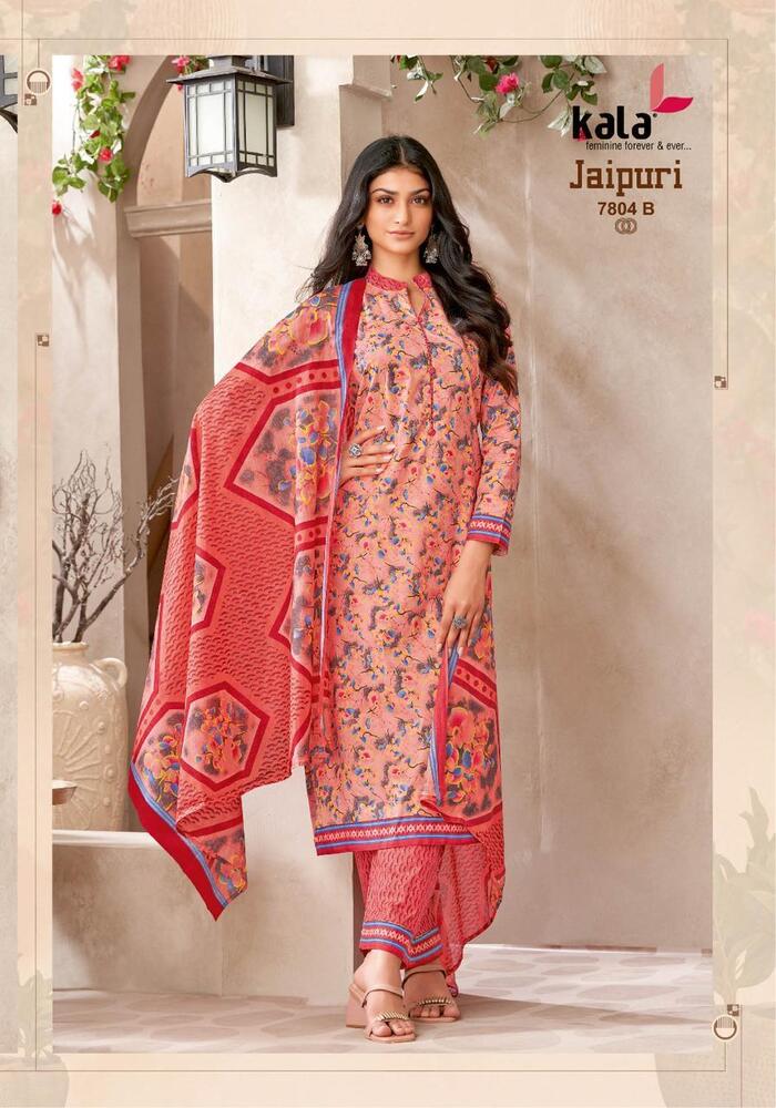 Kala Jaipuri Vol-8  Dress Material