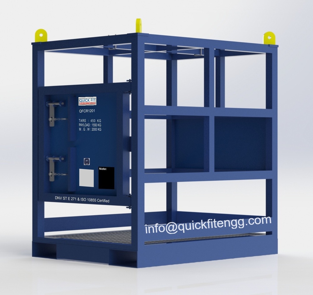 12 Capacity Gas Cylinder Rack