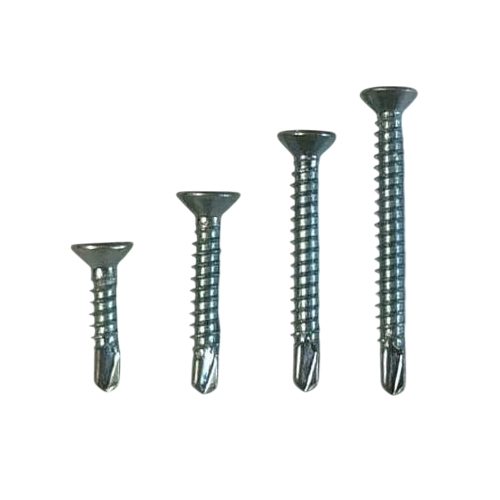 Csk Head Self Drilling Screw - Color: Silver