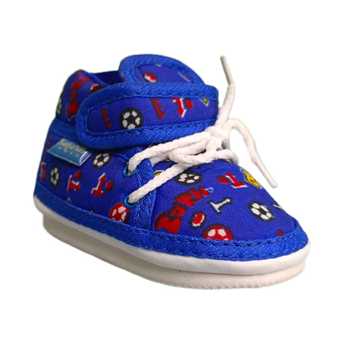 Infant Blue Baby Walking Shoes Anti-Slip