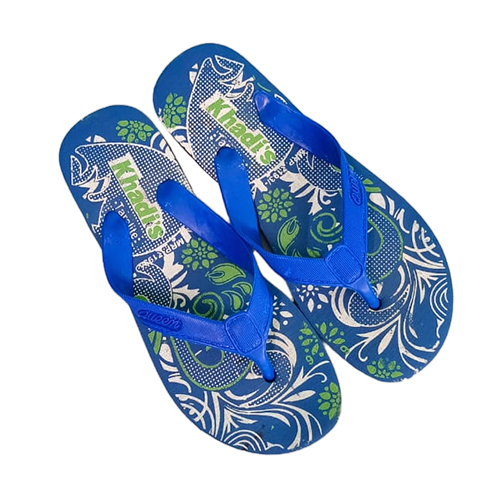 Blue Rubber Slipper - Design: Modern