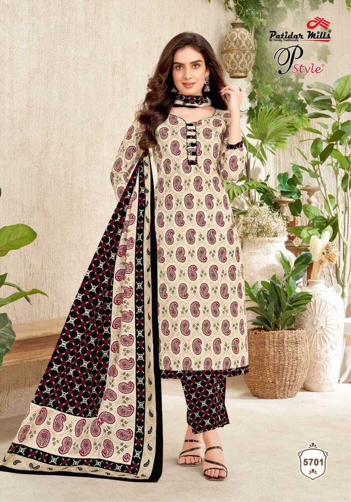 Patidar P Style Vol-57  Dress Material