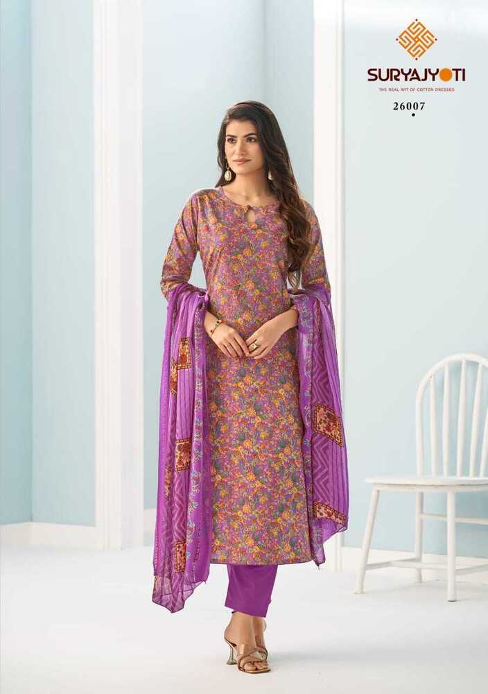 Suryajyoti Suhana Vol-26  dress Material