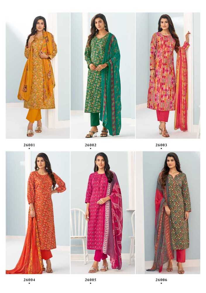 Suryajyoti Suhana Vol-26  dress Material