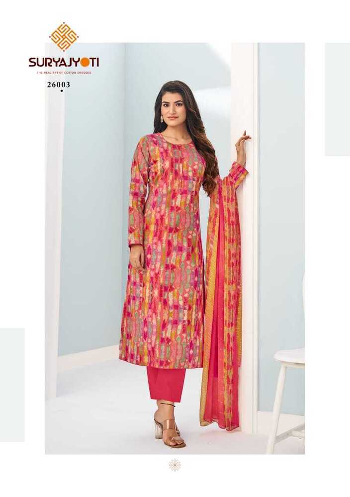 Suryajyoti Suhana Vol-26  dress Material