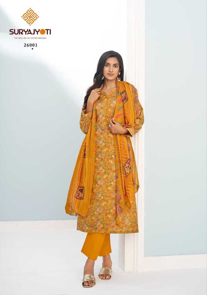 Suryajyoti Suhana Vol-26  dress Material