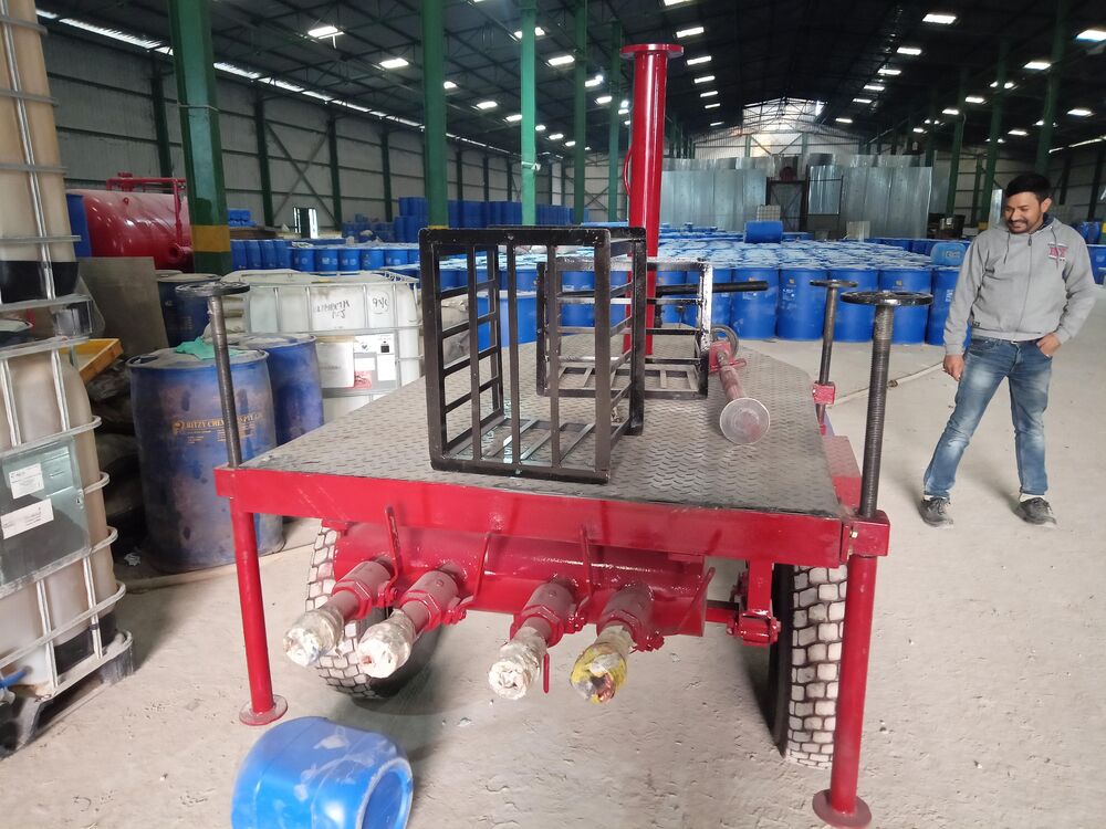 foam monitor trolly mounted