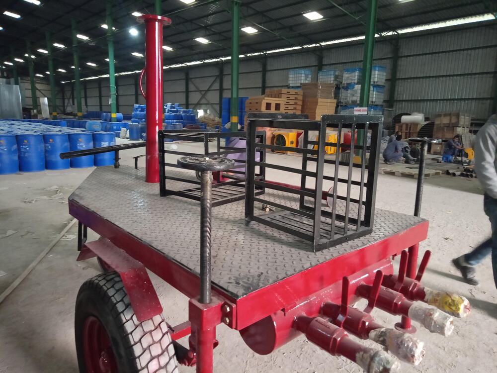 foam monitor trolly mounted