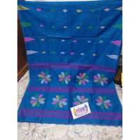 Handloom Cotton Silk Jamdani Saree with Blouse