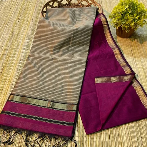 Maheshwari Cotton Silk Saree