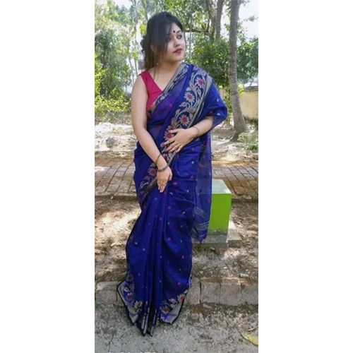 Cotton Silk Jamdani Saree
