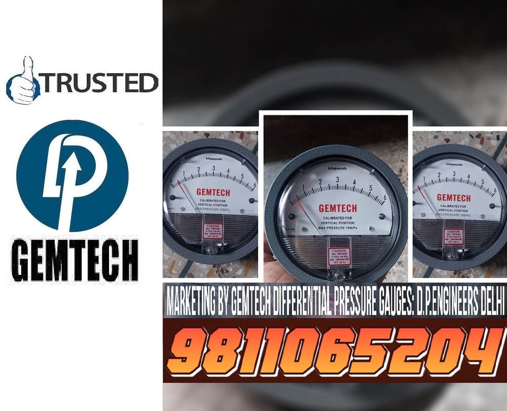 Series G2000 GEMTECH Differential Pressure Gauges Wholesalers in J & K