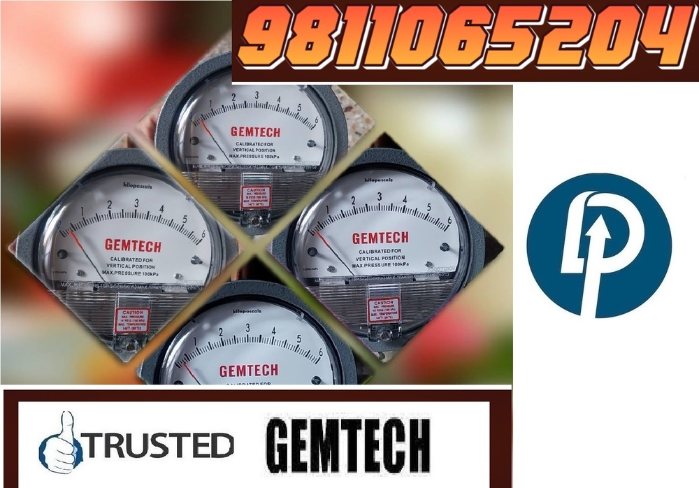 Series G2000 Gemtech Differential Pressure Gauges Wholesalers In J & K - Accuracy: A 2% Of Full Span At 70 21 3% On -0