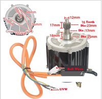 120 BLDC 48V 1000W RPM 3100 Rickshaw Motor