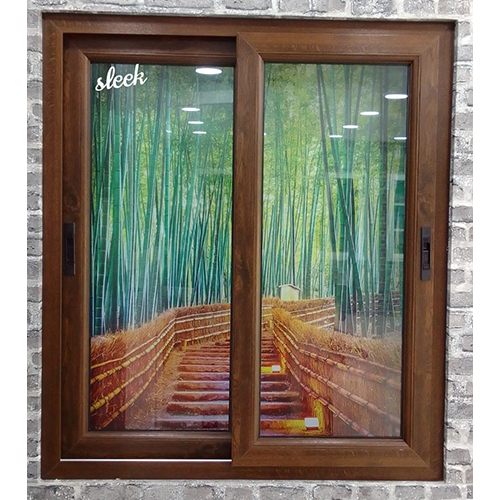 UPVC Walnut Window
