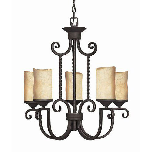 Matte Black Finish Chandelier