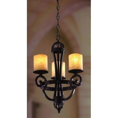 Matte Black Finish Chandelier