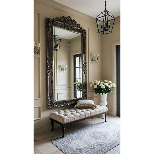 6 Bulb Gold Finish Chandelier