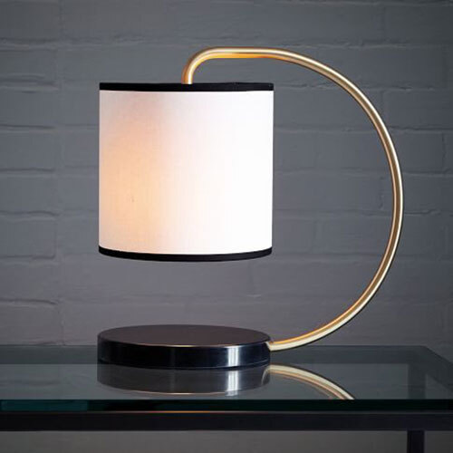 Matte Black Finish Table Lamp